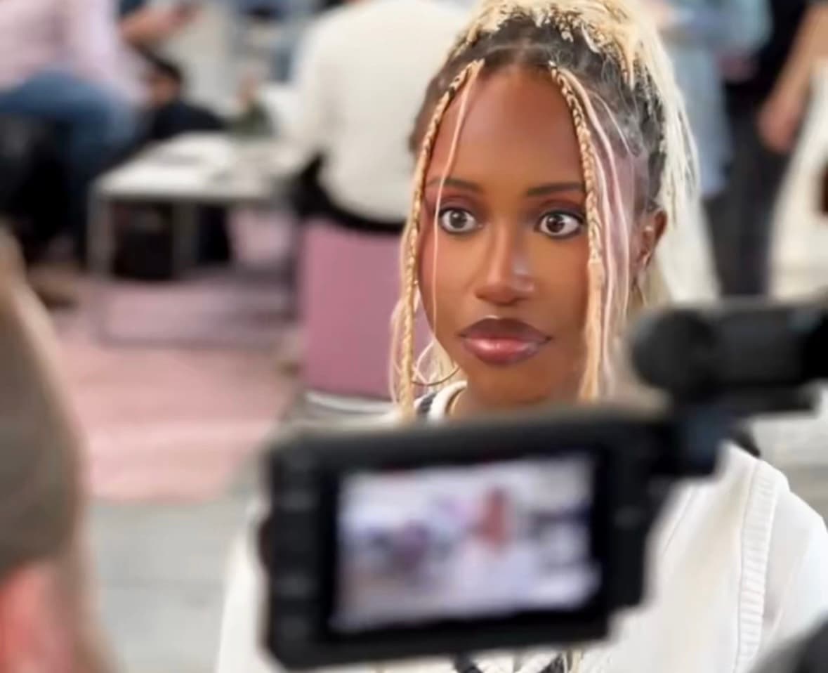 Nyaradzo being interviewed